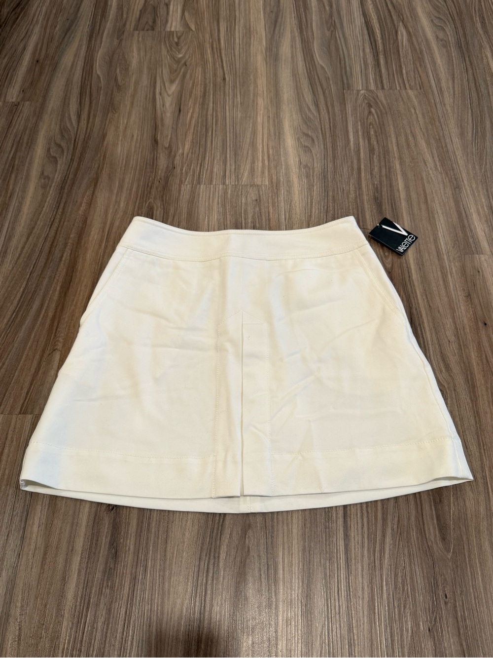 NWT Valette Ivory A-Line Mini Skirt